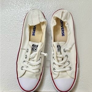 Converse Chuck Taylor All Star Shoreline  White Slip-On Sneakers  Size 8 Classic